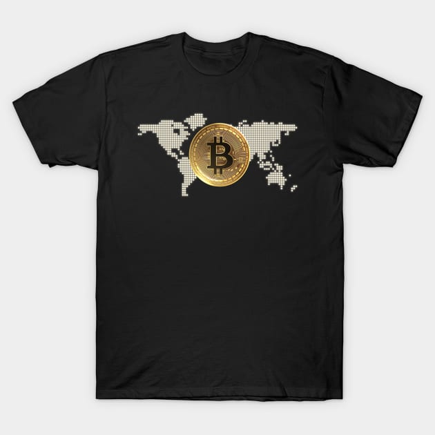 Bitcoin To The Moon | Für Altcoin und Blockchain Fans T-Shirt by The Hammer